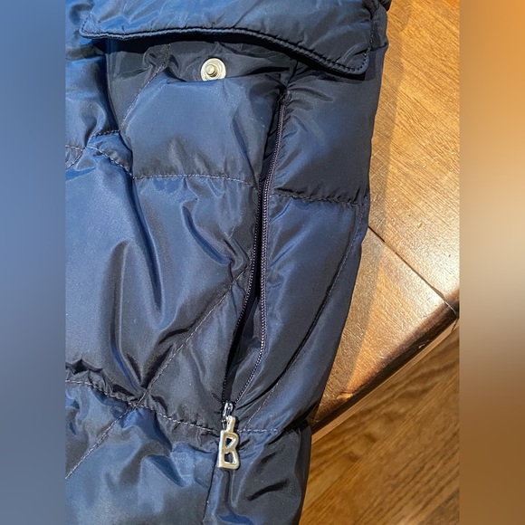 Navy bogner parka/down coat, excellent condition, EU size 40/US size 10. - Picture 8 of 10